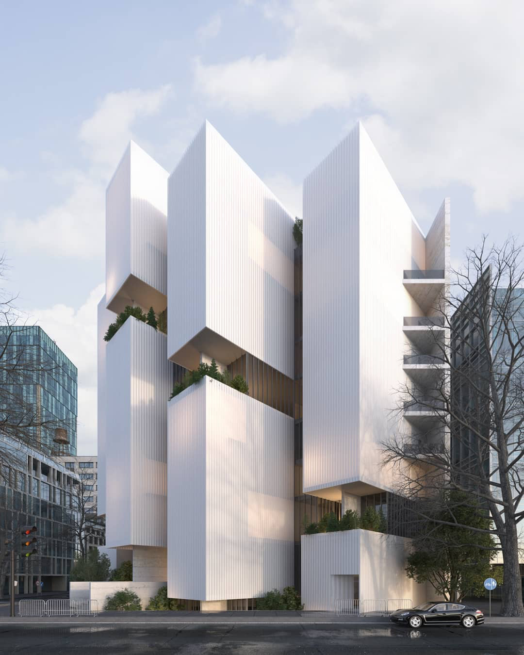 建筑设计,"体块"的组合 … amirail sharifi