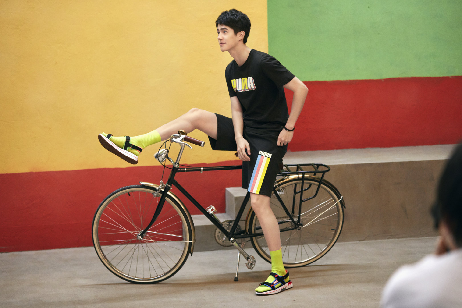 puma彪马 代言人@刘昊然turbo 酷玩演绎系列rider sandal 鞋款