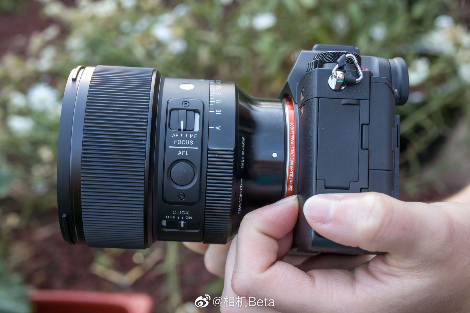 适马85mm f1.4 dg dn art镜头真镜上手图