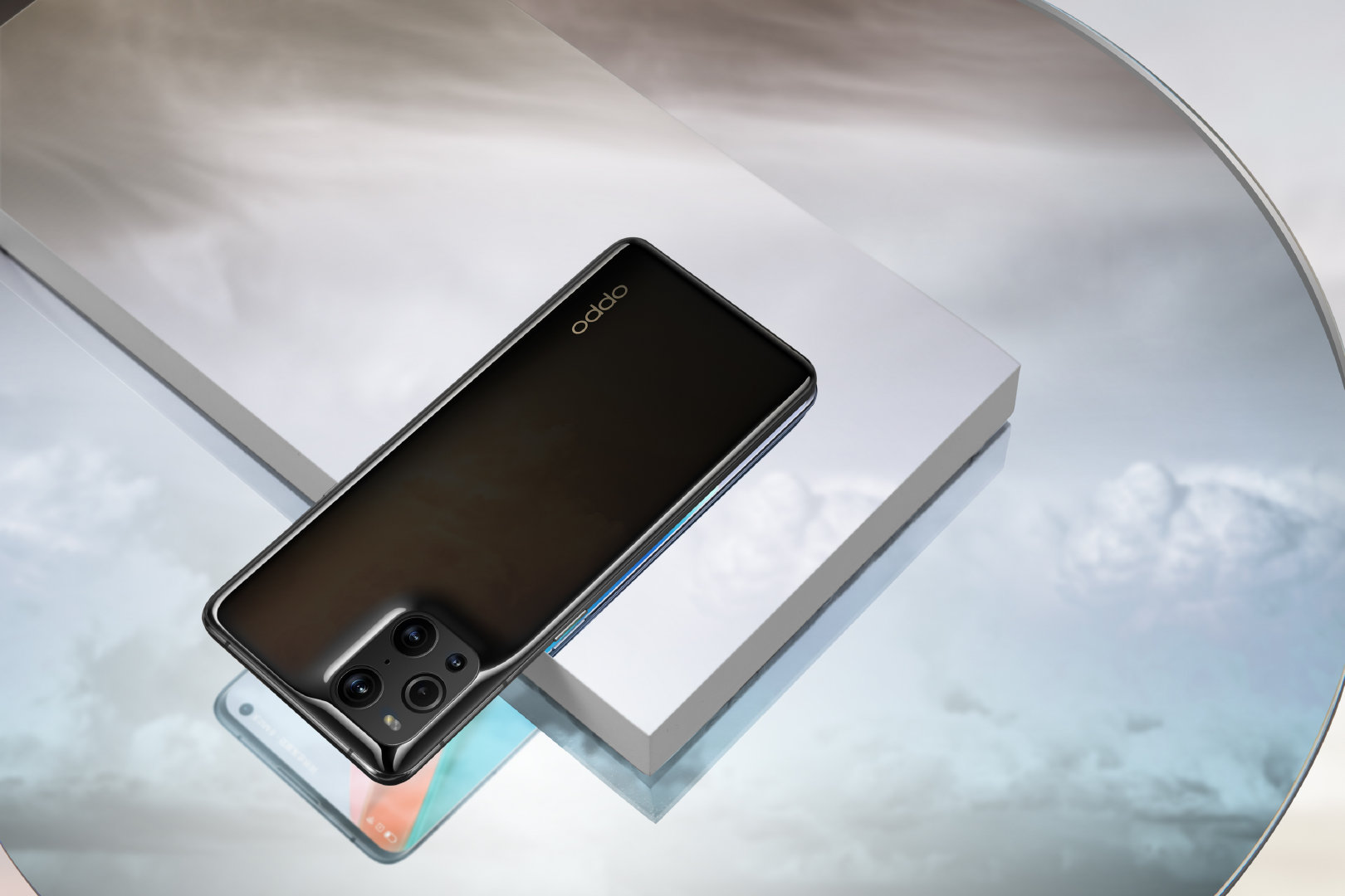 分享新拍oppo find x3镜黑色手机美图一组……|美图|方寸|水桶_新浪