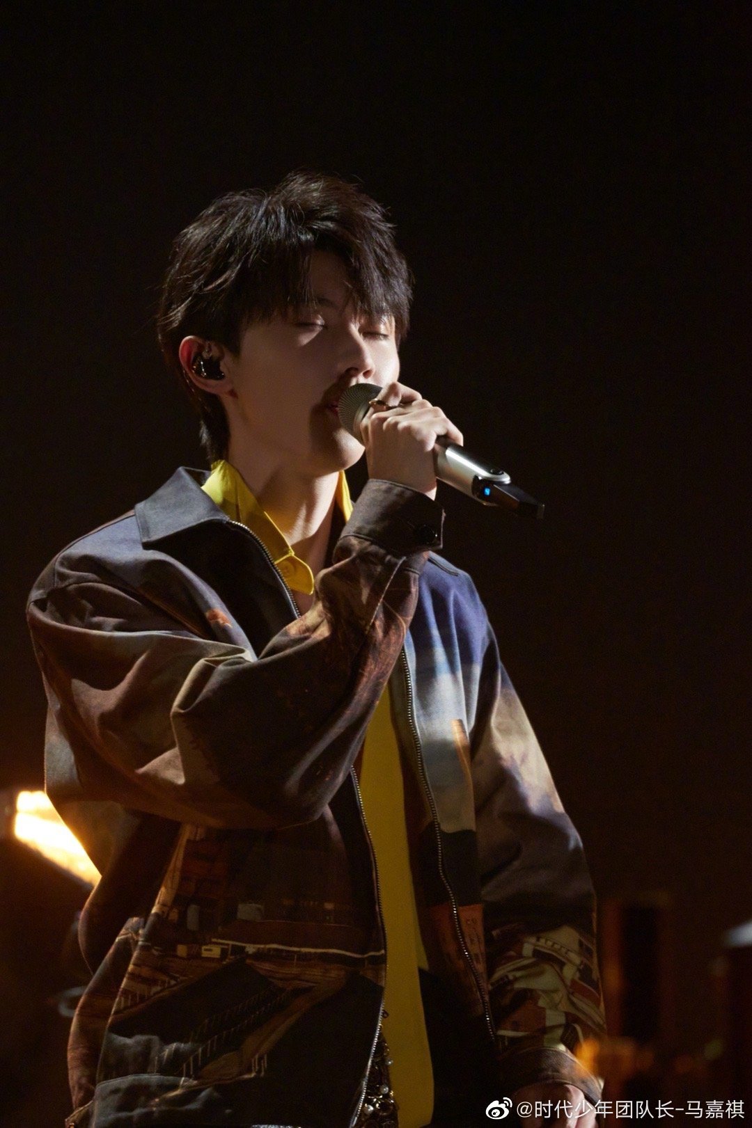 马嘉祺《声生不息》,印花夹克造型好帅气 快来听马嘉祺唱歌哇_高清