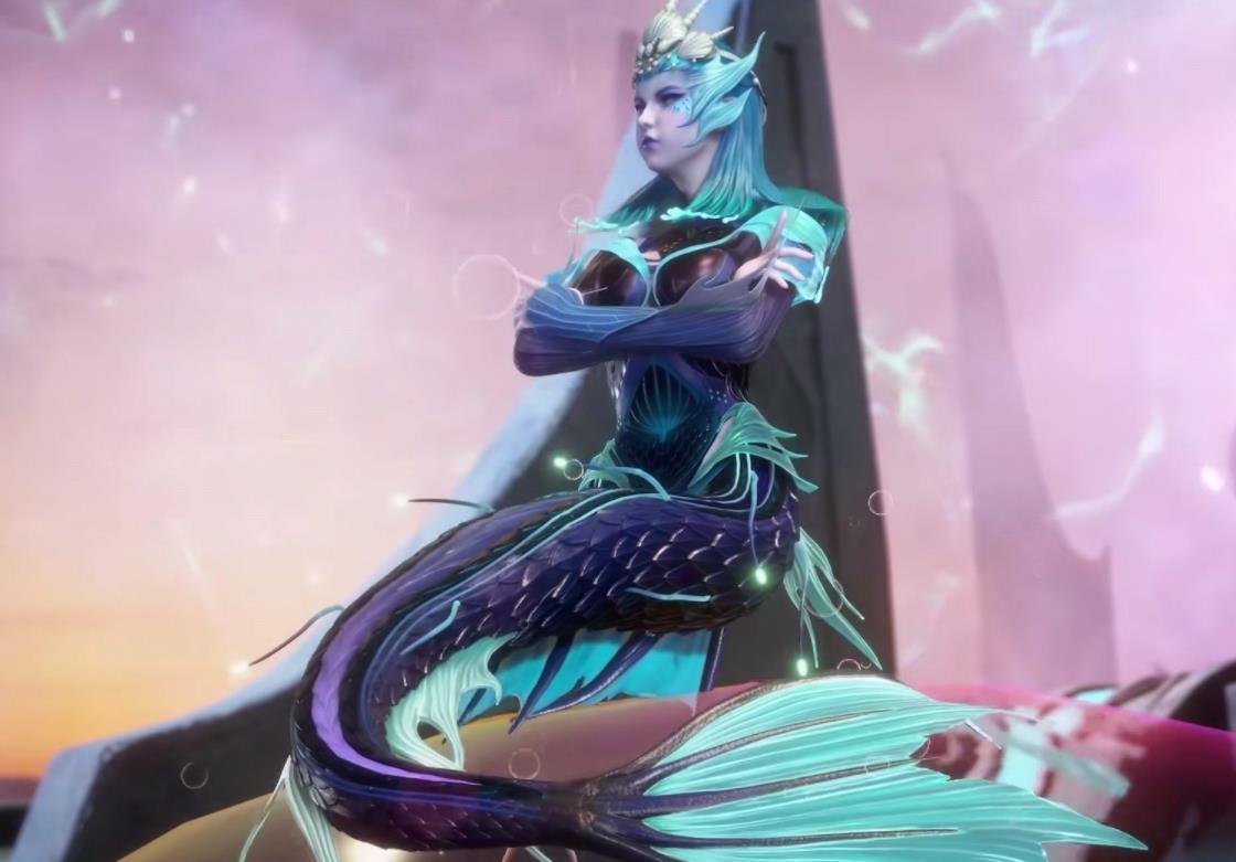 海女斗罗这么可爱一定是吃可爱多长大的既有鱼尾又有大长腿