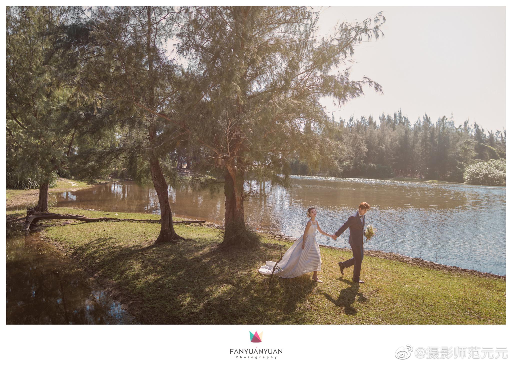 森林湖泊,佳人相伴～ 这是我见过最美的画面,喜欢这样的感觉!