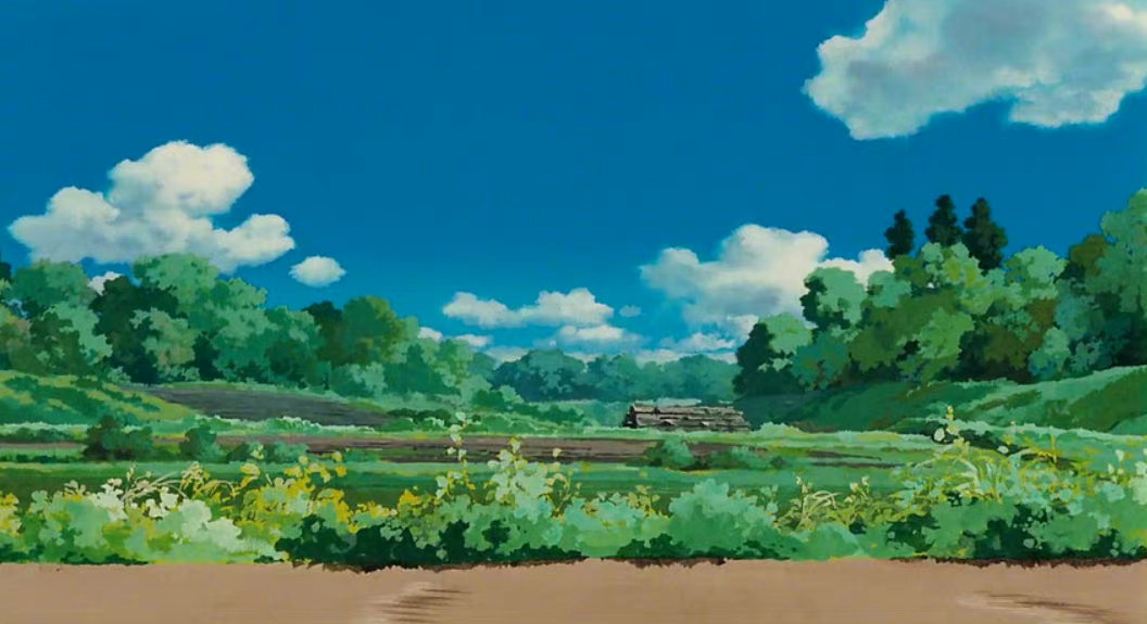 动漫中的夏日乡村场景,清新治愈__财经头条