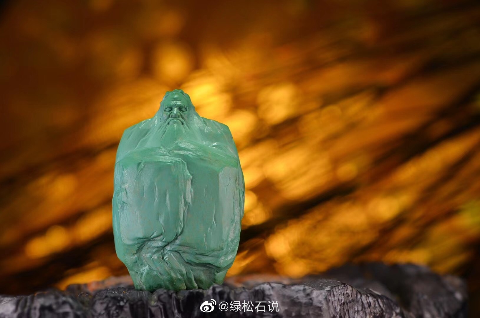 绿松石玉雕作品《老子如山》 | 弘作作品_高清图集_新浪网