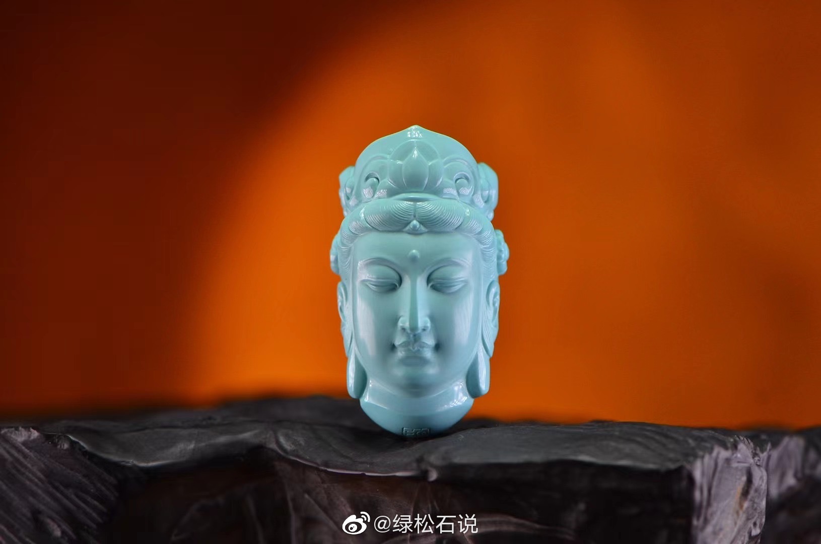 经典立体圆雕《观音相》 | 玉弘兴作品