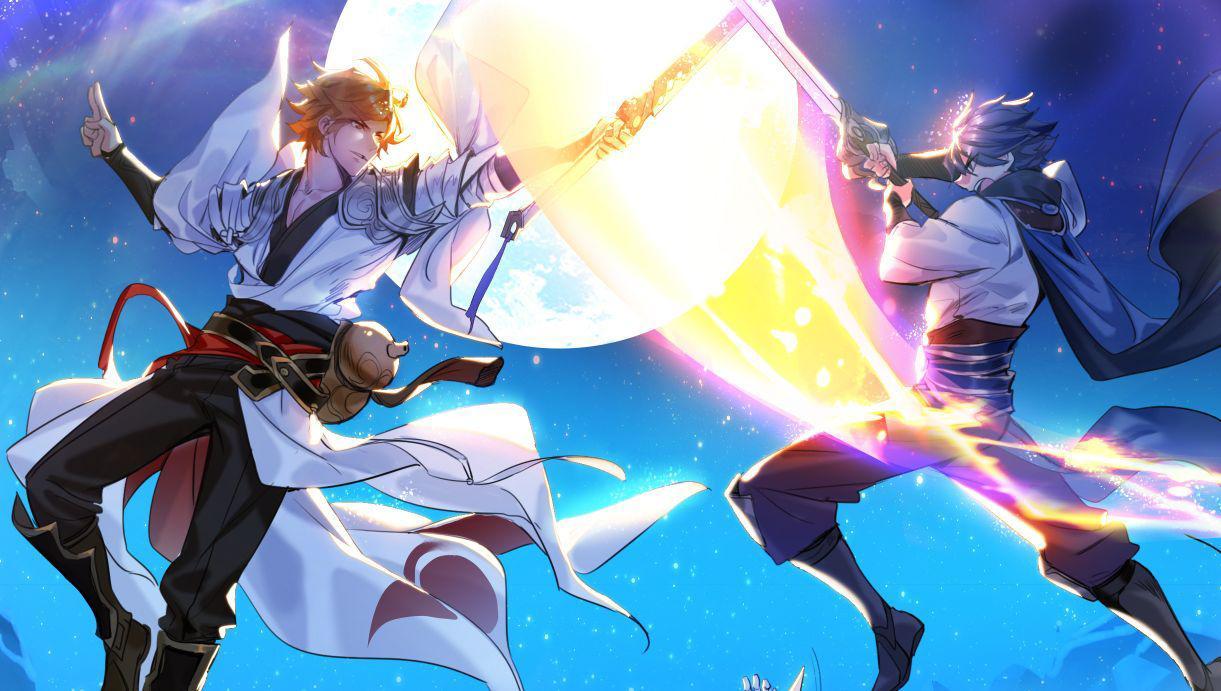 王者荣耀曜的联动皮肤来了李逍遥颜值担当show得飞起