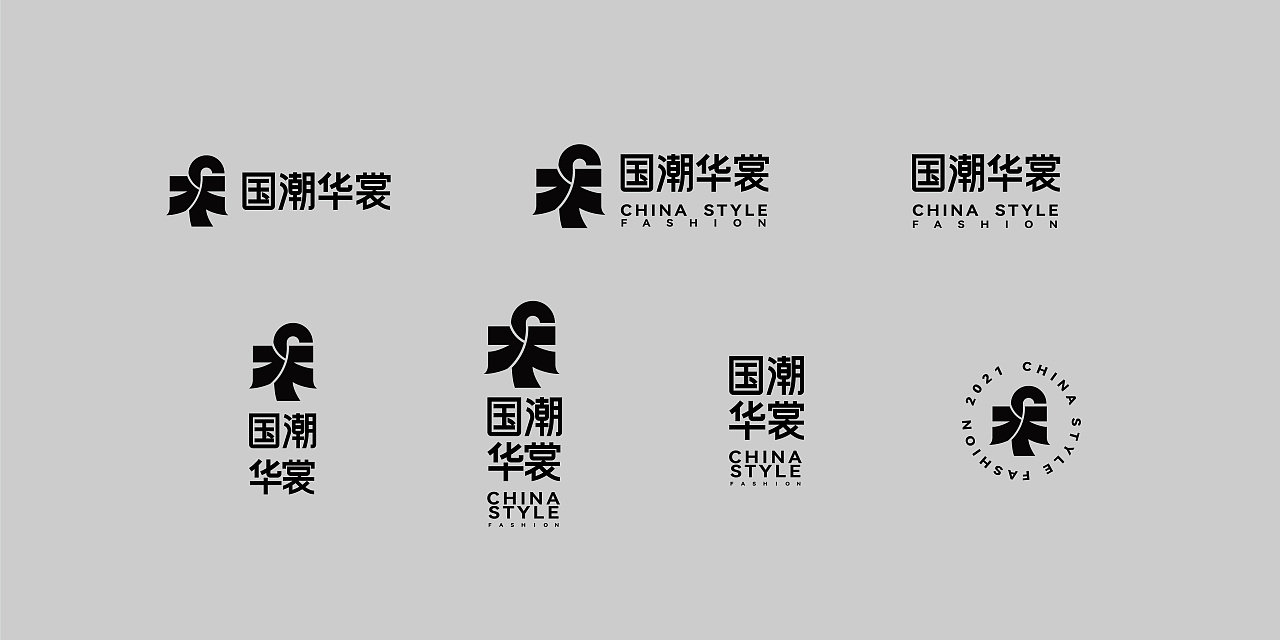 国潮华裳活动品牌logo设计及vi设计|朱xuan_高清图集_新浪网