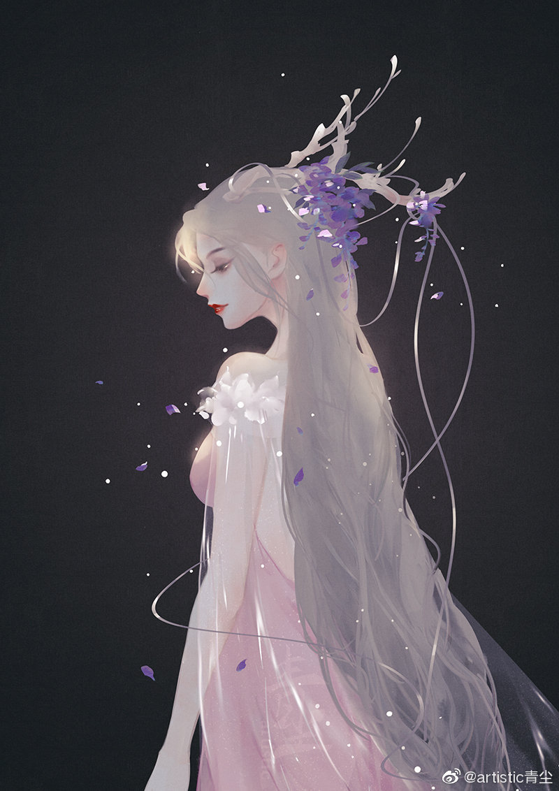 好巧哦,又见到仙气飘飘的小鹿女啦.图自