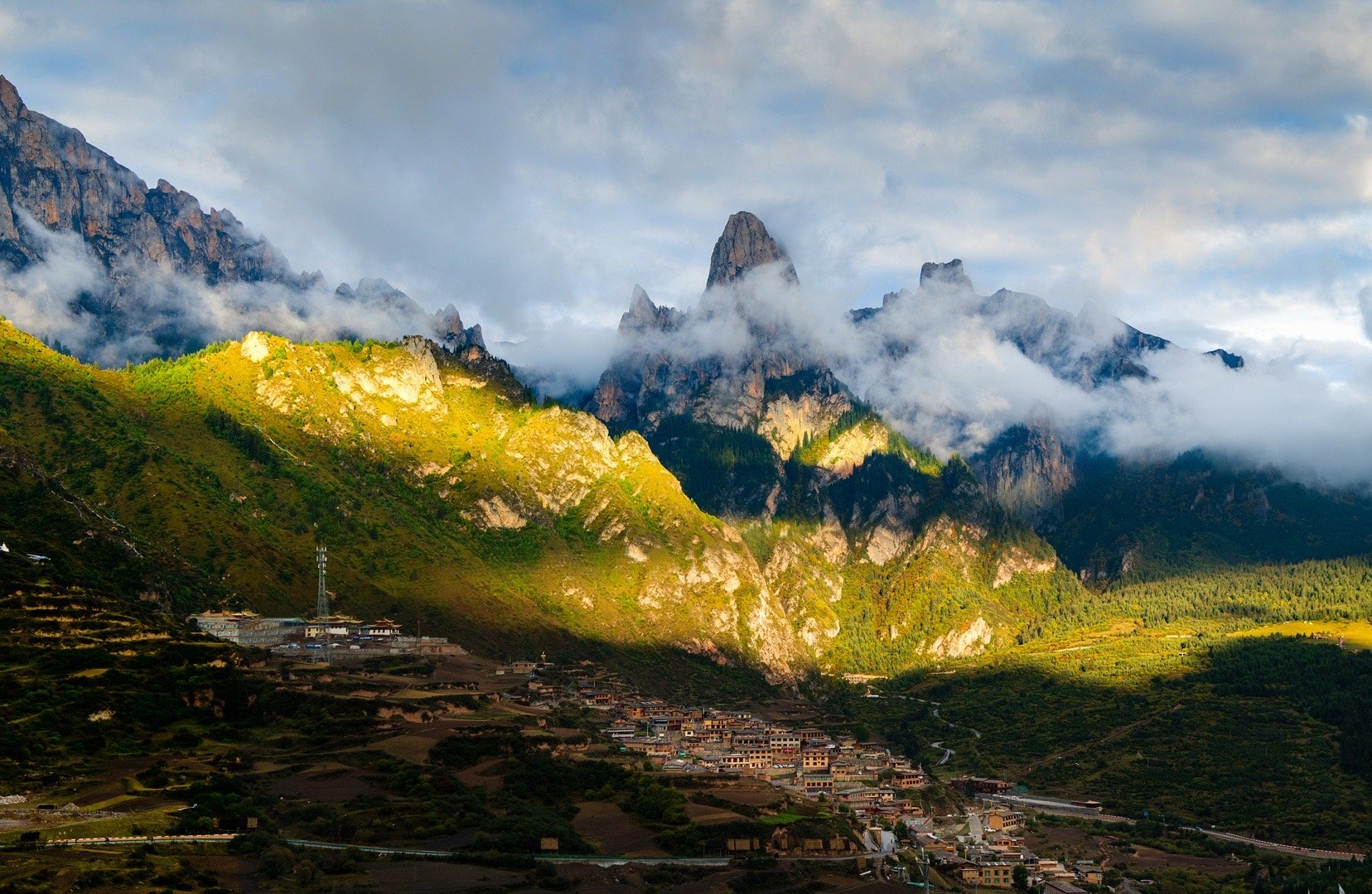 给我一束光,来点亮美丽的扎尕那……_高清图集_新浪网
