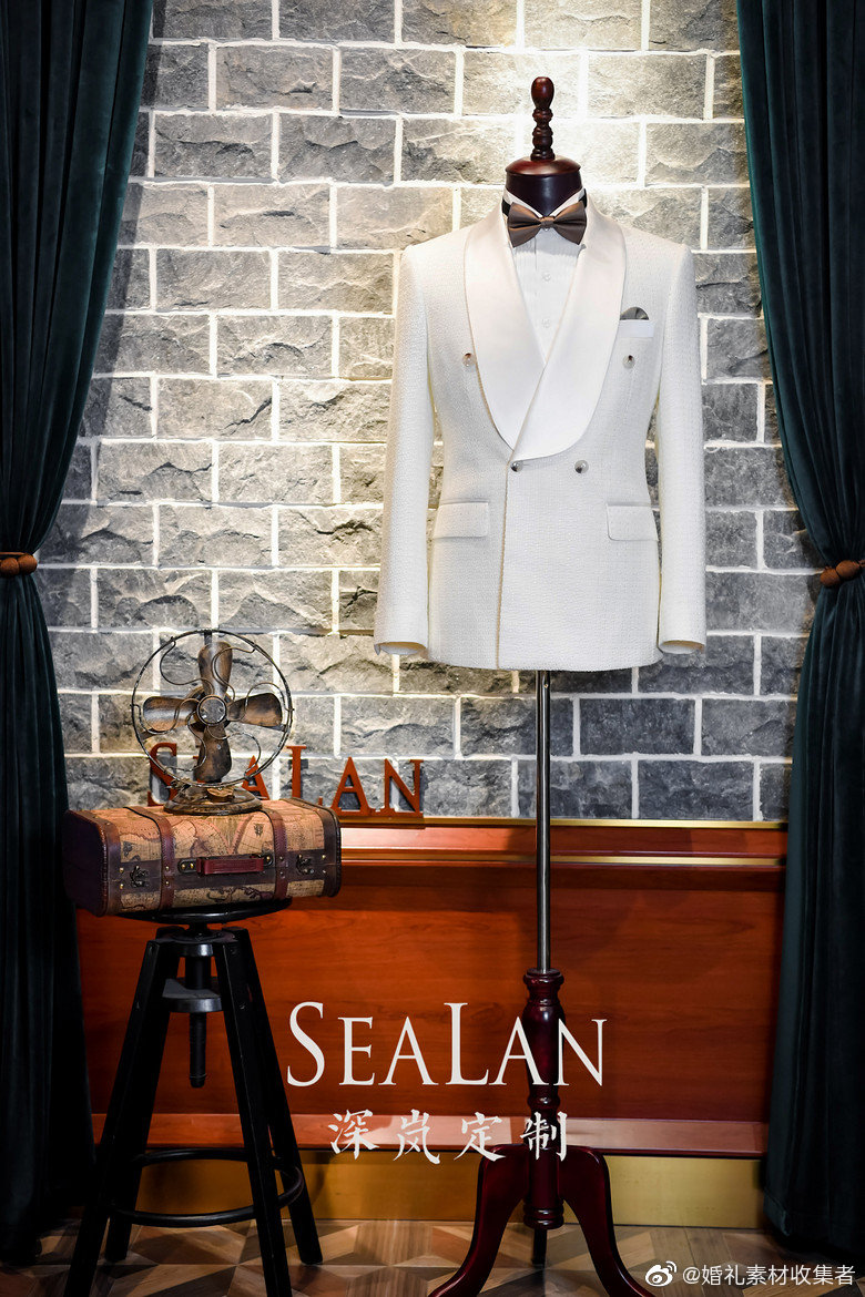 2020 sealan a/w|塔士多白礼服白色礼服总是给人纯粹,高雅的感觉