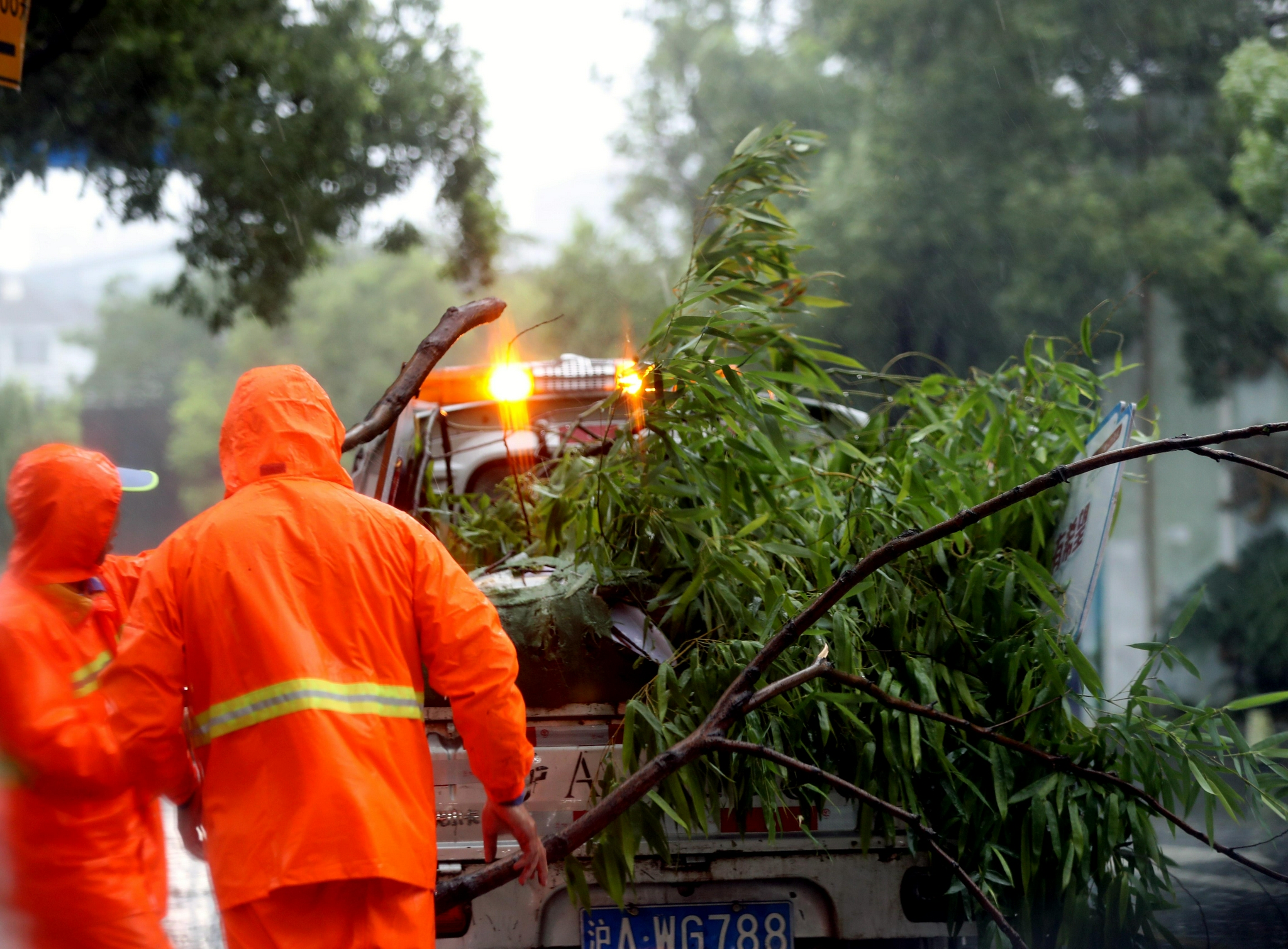 (环境)台风"烟花"影响上海