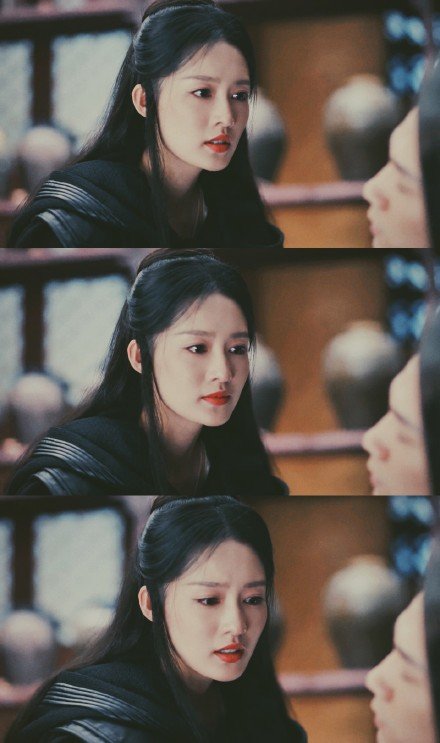 李沁在《锦绣南歌》中的黑衣造型超级飒!