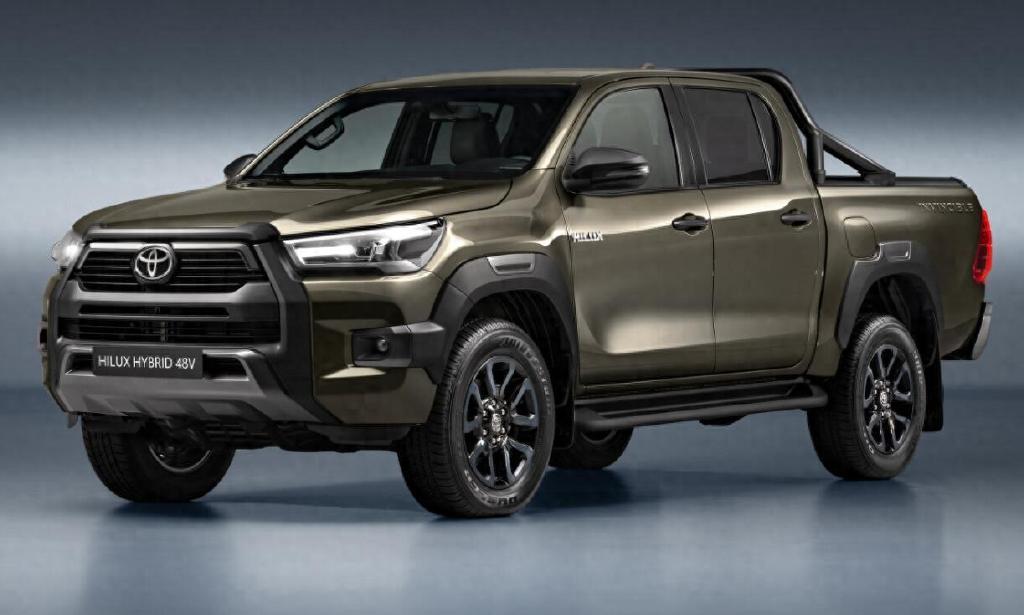 2024款丰田hilux海外上市新增了轻混系统油耗75l功率150kw