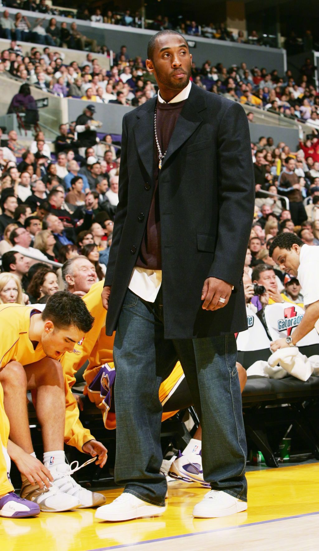 曾经科比的一些穿搭身材比例真好