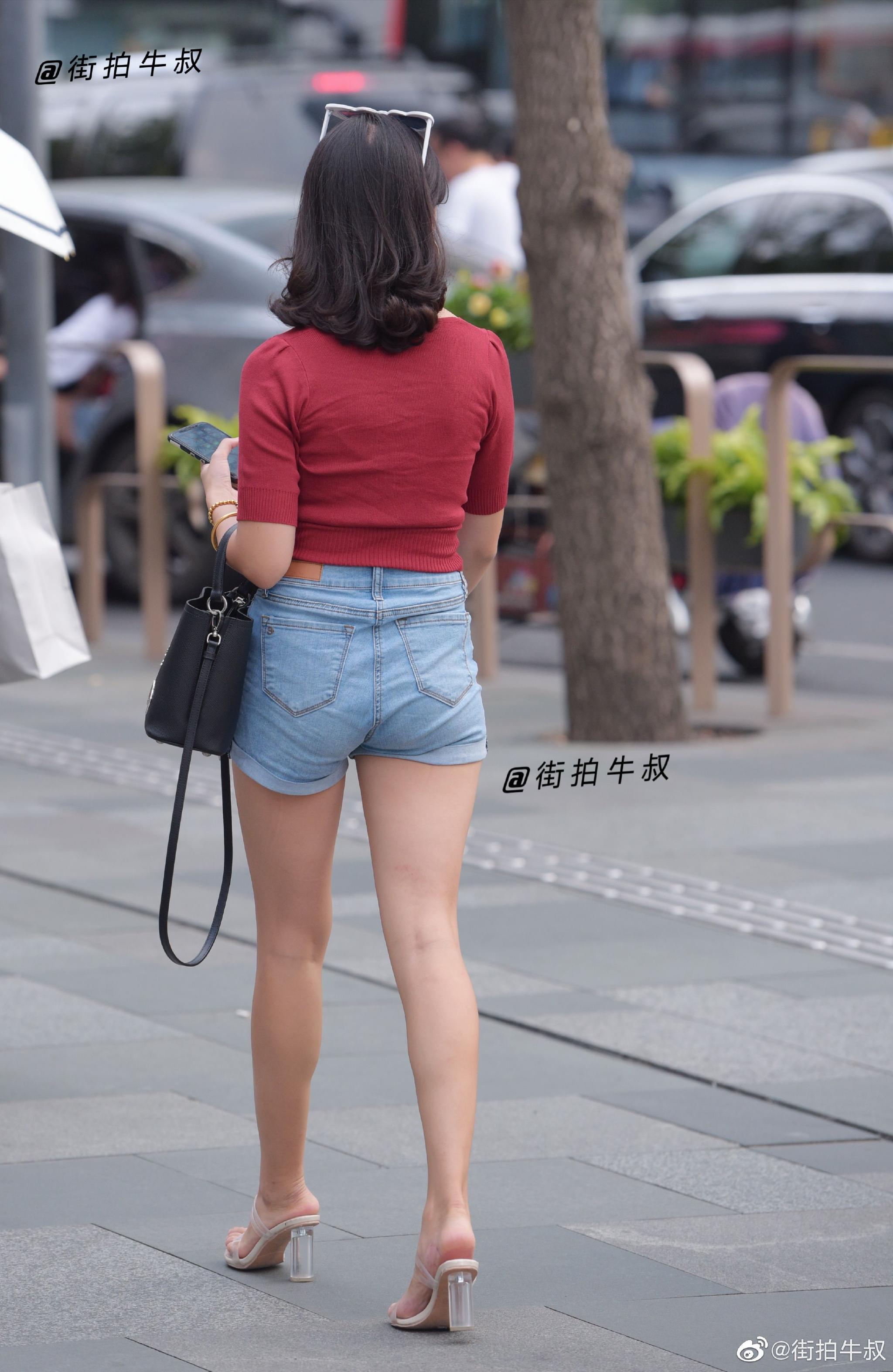 郑州街拍热裤图片