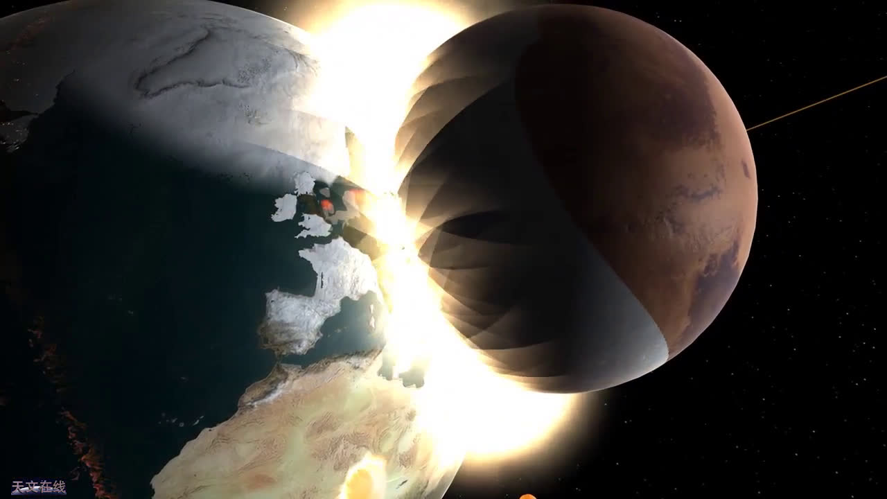 如果太阳系天体连续撞击地球,会如何?