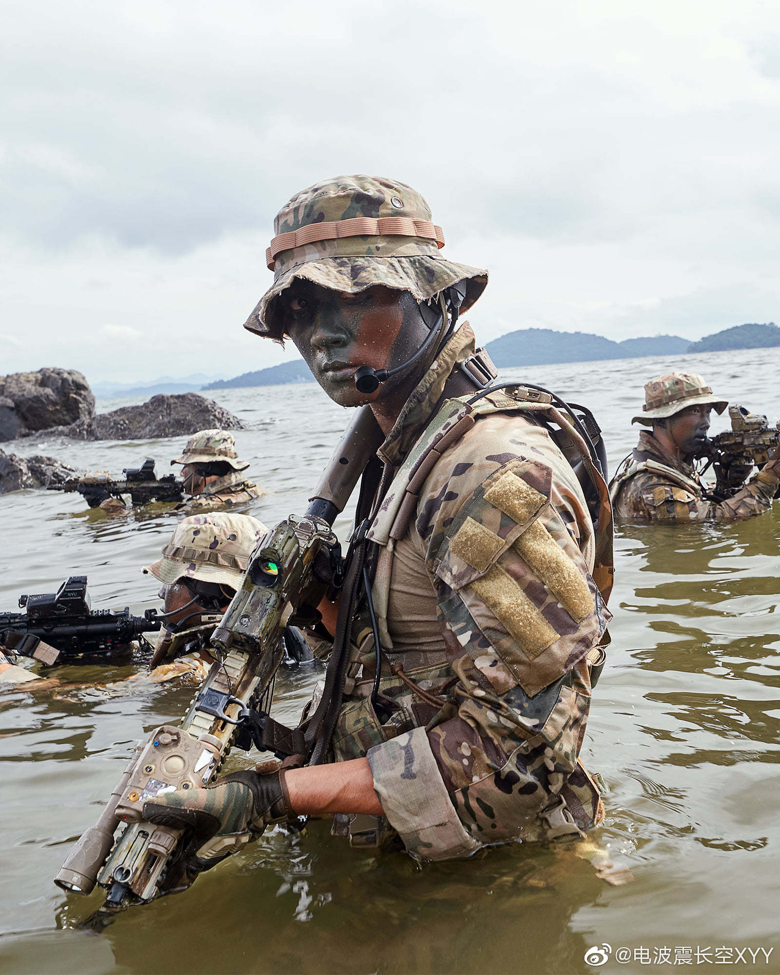 韩国海军特殊战战团udt新照片