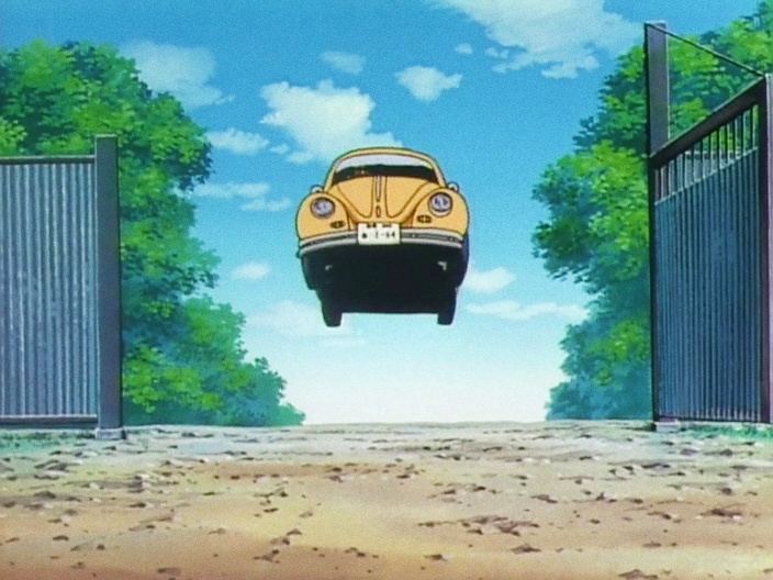 自截动漫场景图:阿笠博士的车车好可爱啊_高清图集_新浪网