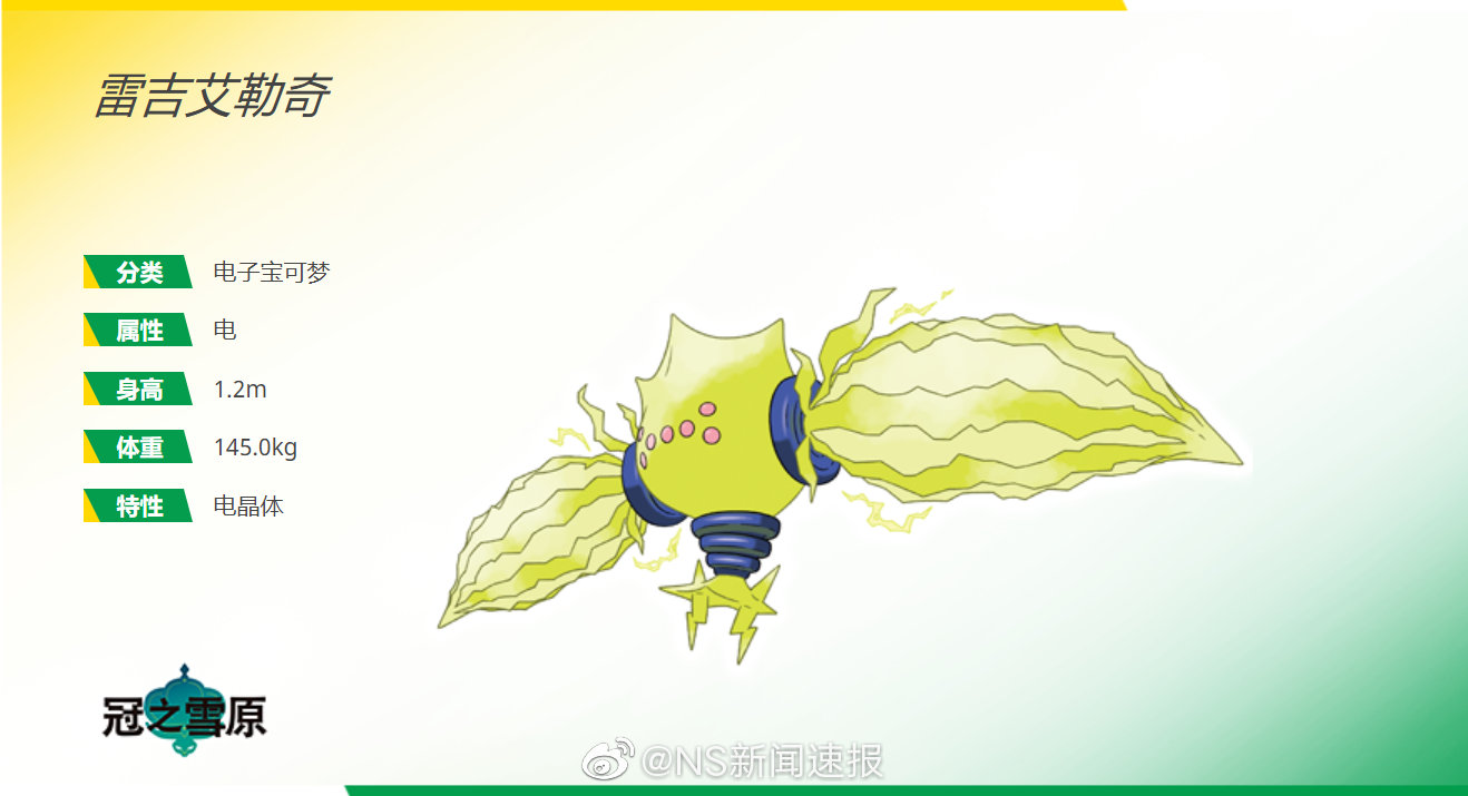 在冠之雪原新发现的传说的宝可梦:雷吉艾勒奇与雷吉铎拉戈