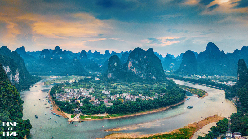 桂林阳朔美景__财经头条