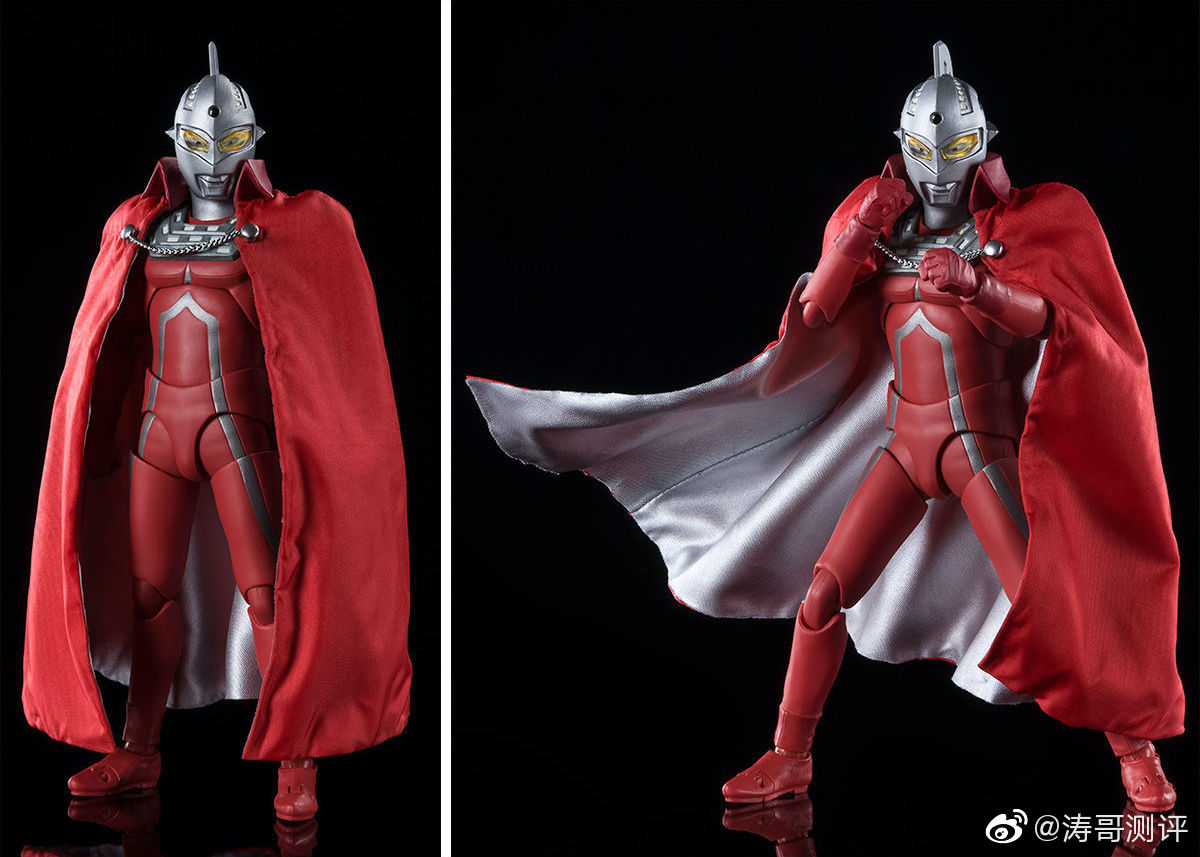 shf系列正式公布了奥特六兄弟使用的披风.