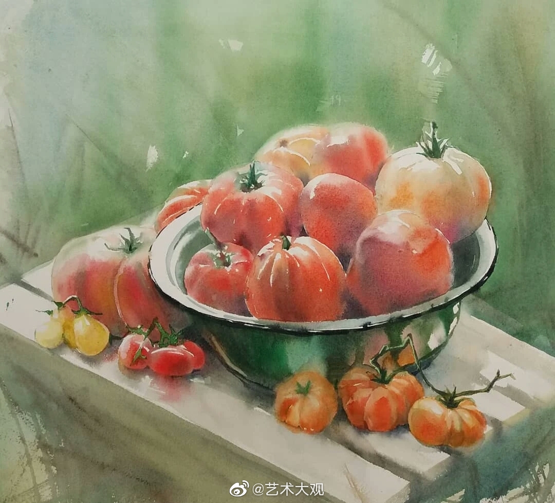 俄罗斯女画家nina orlova静物水彩画-1