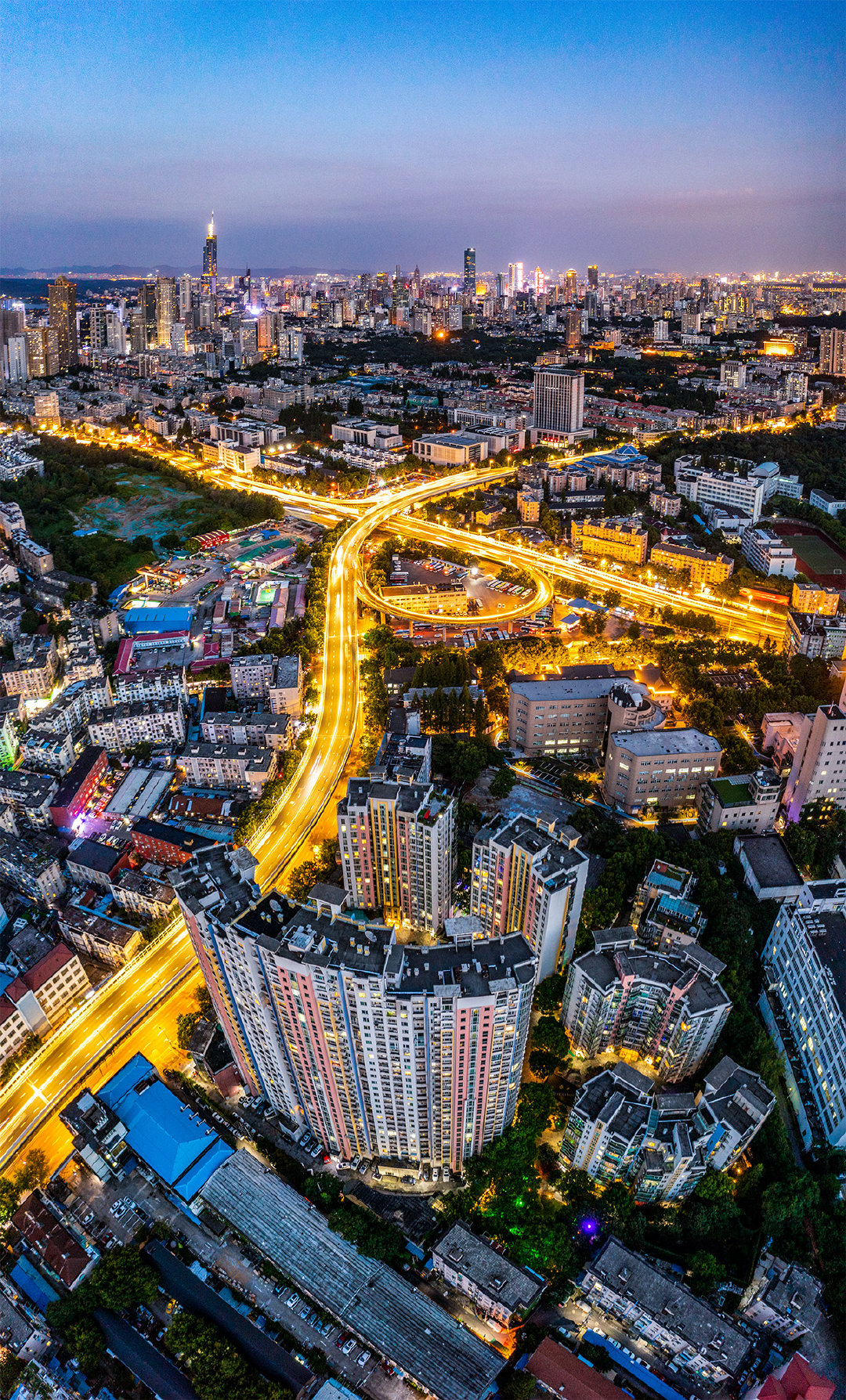 南京夜景 鼓楼美景