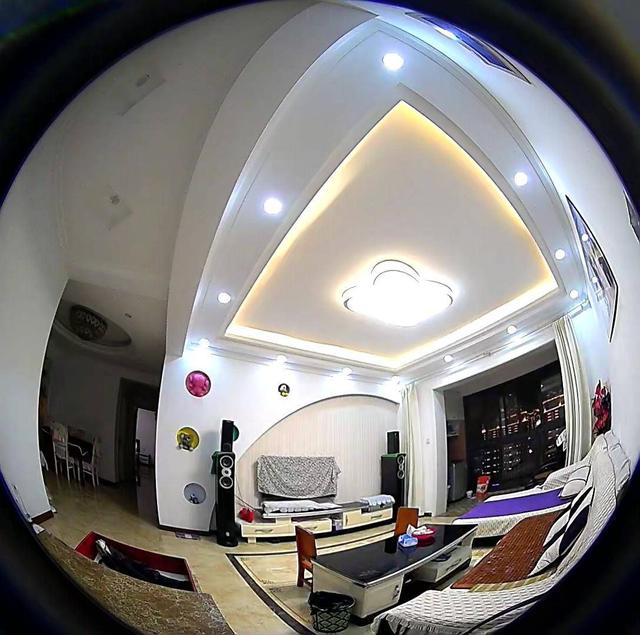 智能安防下全景摄像头360视角一台顶五台