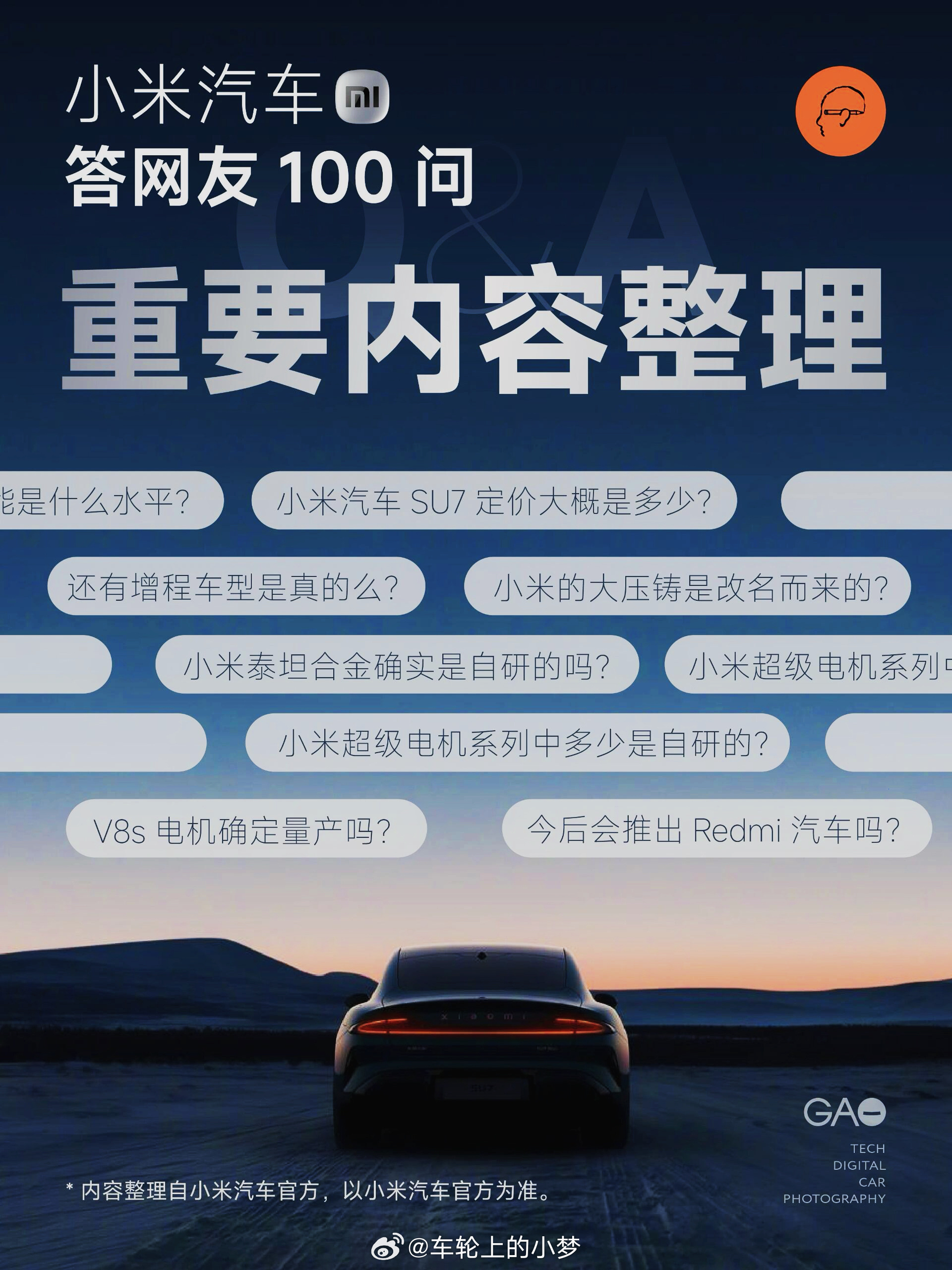 "小米汽车揭秘:su7发布会预告"|小米|红米|官方_新浪新闻