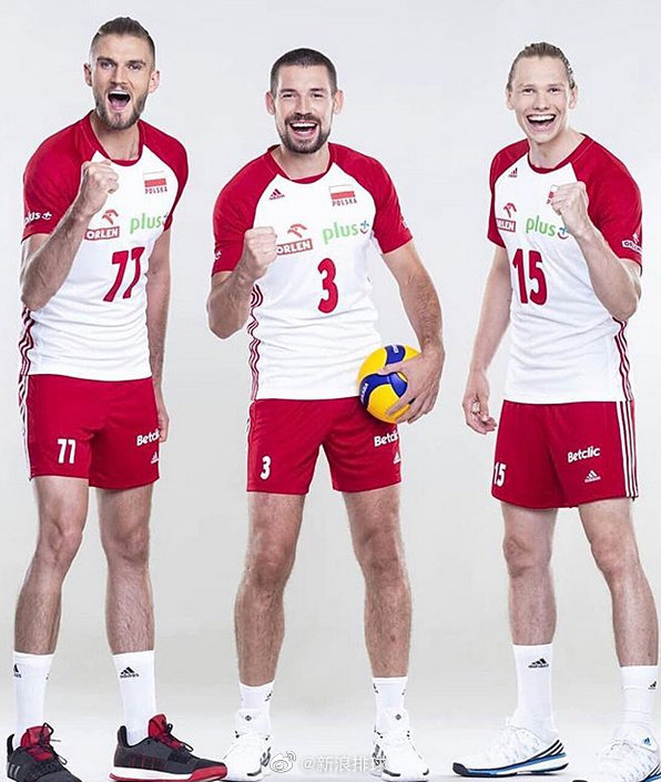 波兰男排拍摄国家队队服定妆照_高清图集_新浪网