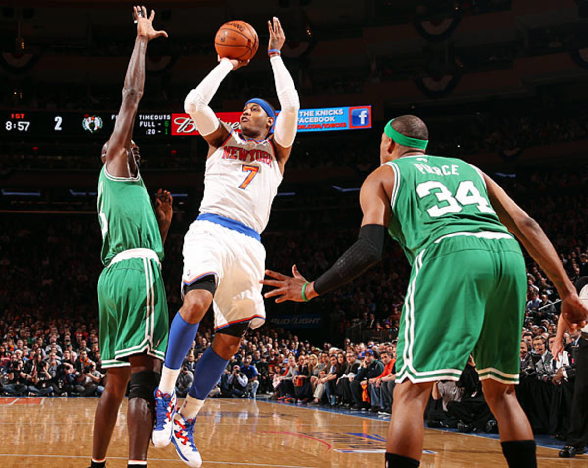 如何评价安东尼的投篮技术?