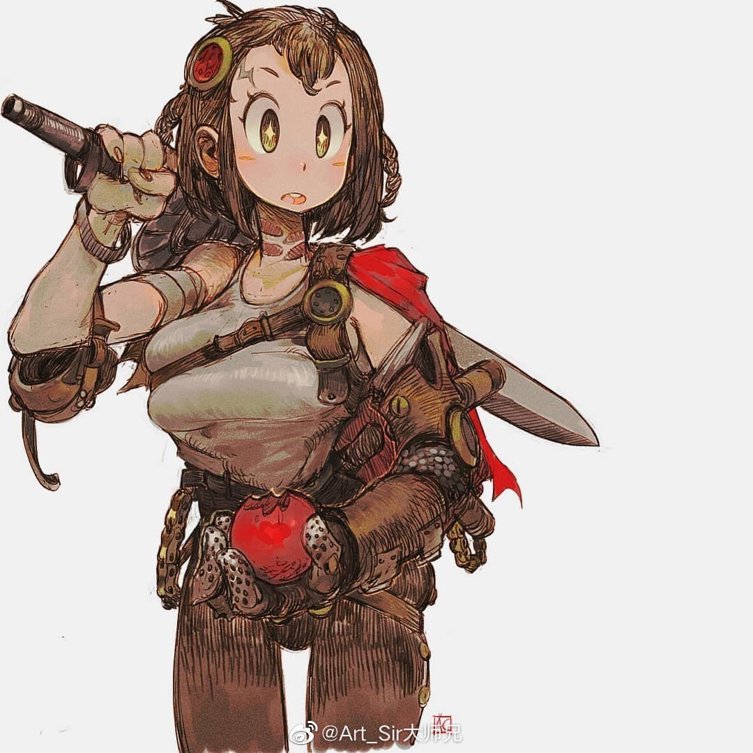 可爱人设插画画师andrew cockroach