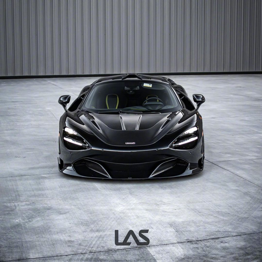黑色迈凯伦mclaren 720s