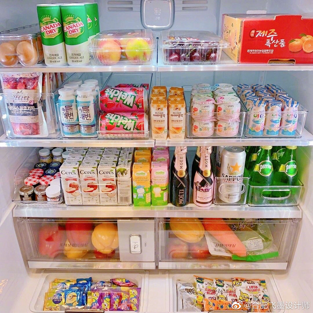 冰箱和零食柜的收纳工具必不可少