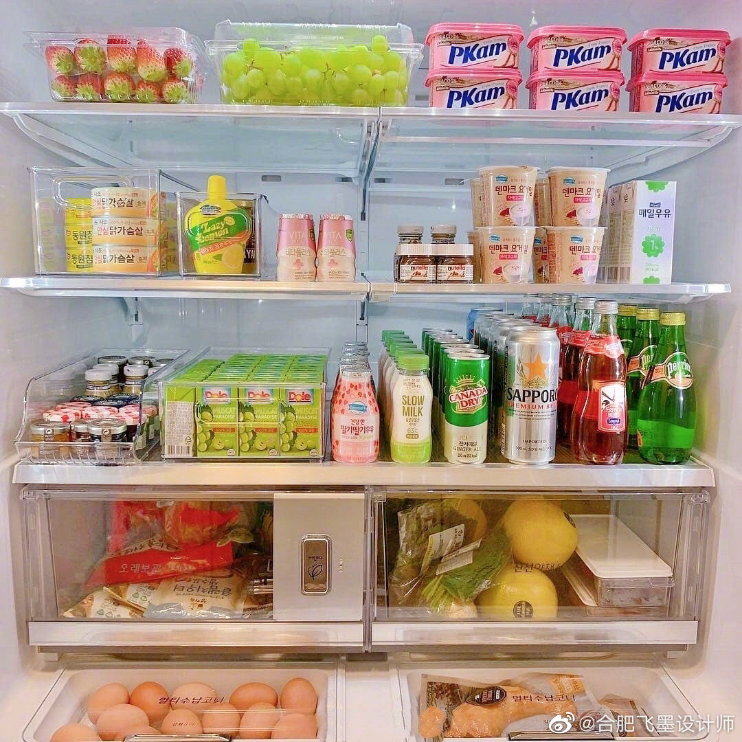 冰箱和零食柜的收纳工具必不可少