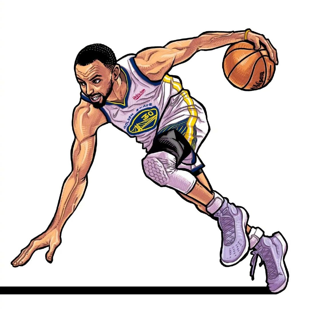 很帅的一组nba球员头像( luckymongdrawing )