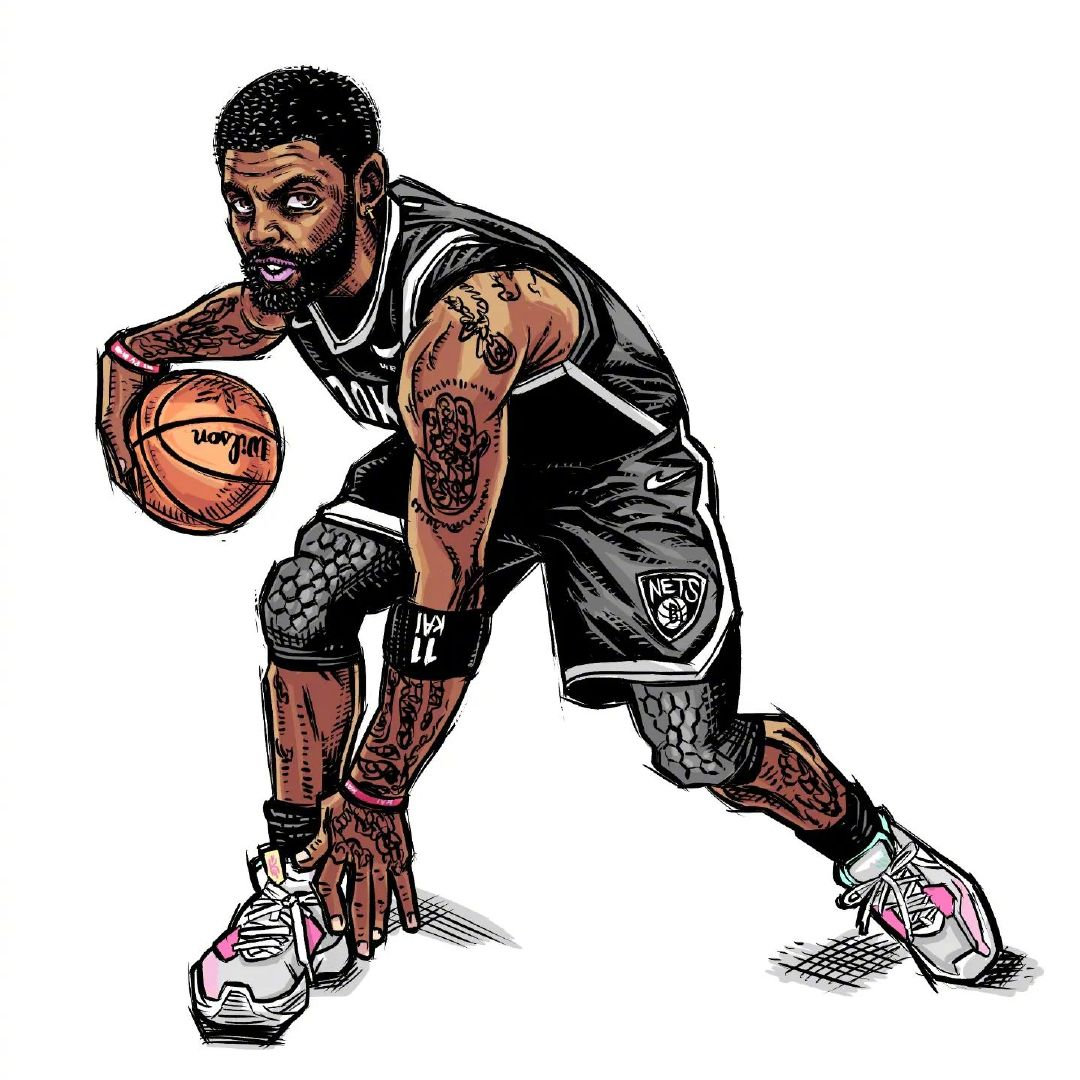 很帅的一组nba球员头像( luckymongdrawing )