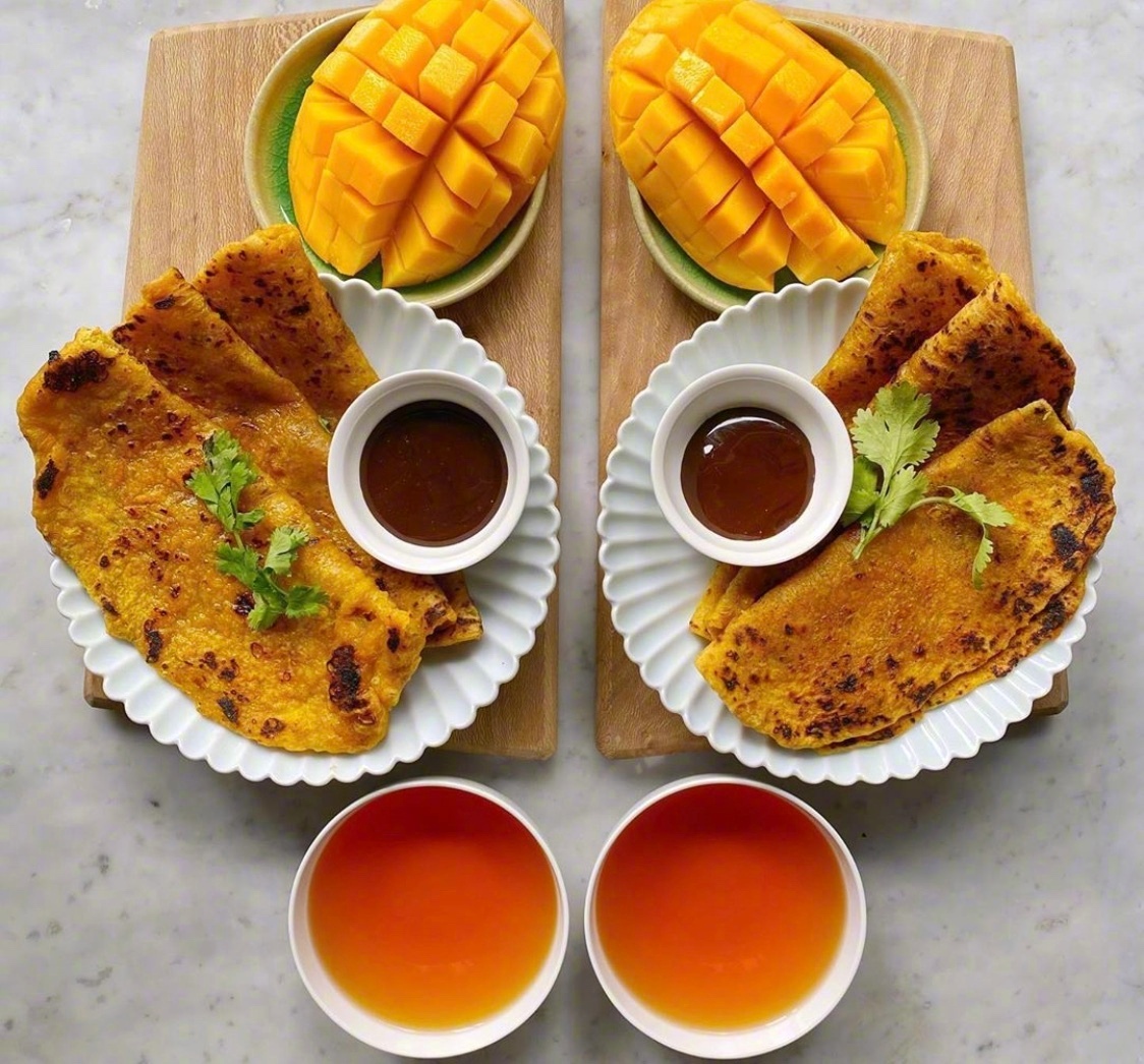 双人份爱心早餐