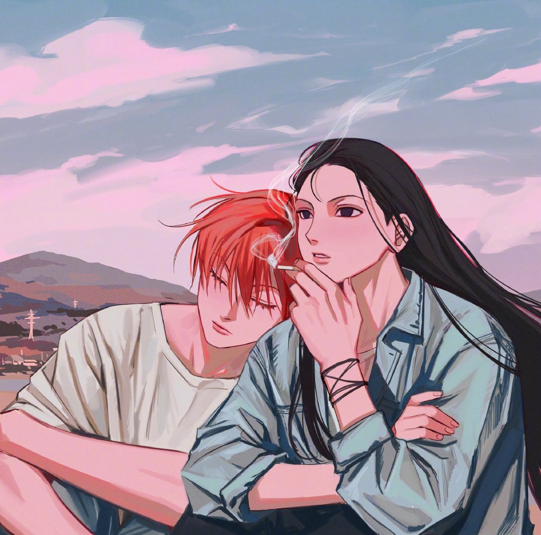 太太绘制的全职猎人同人图,好帅好帅 twi/leedare614