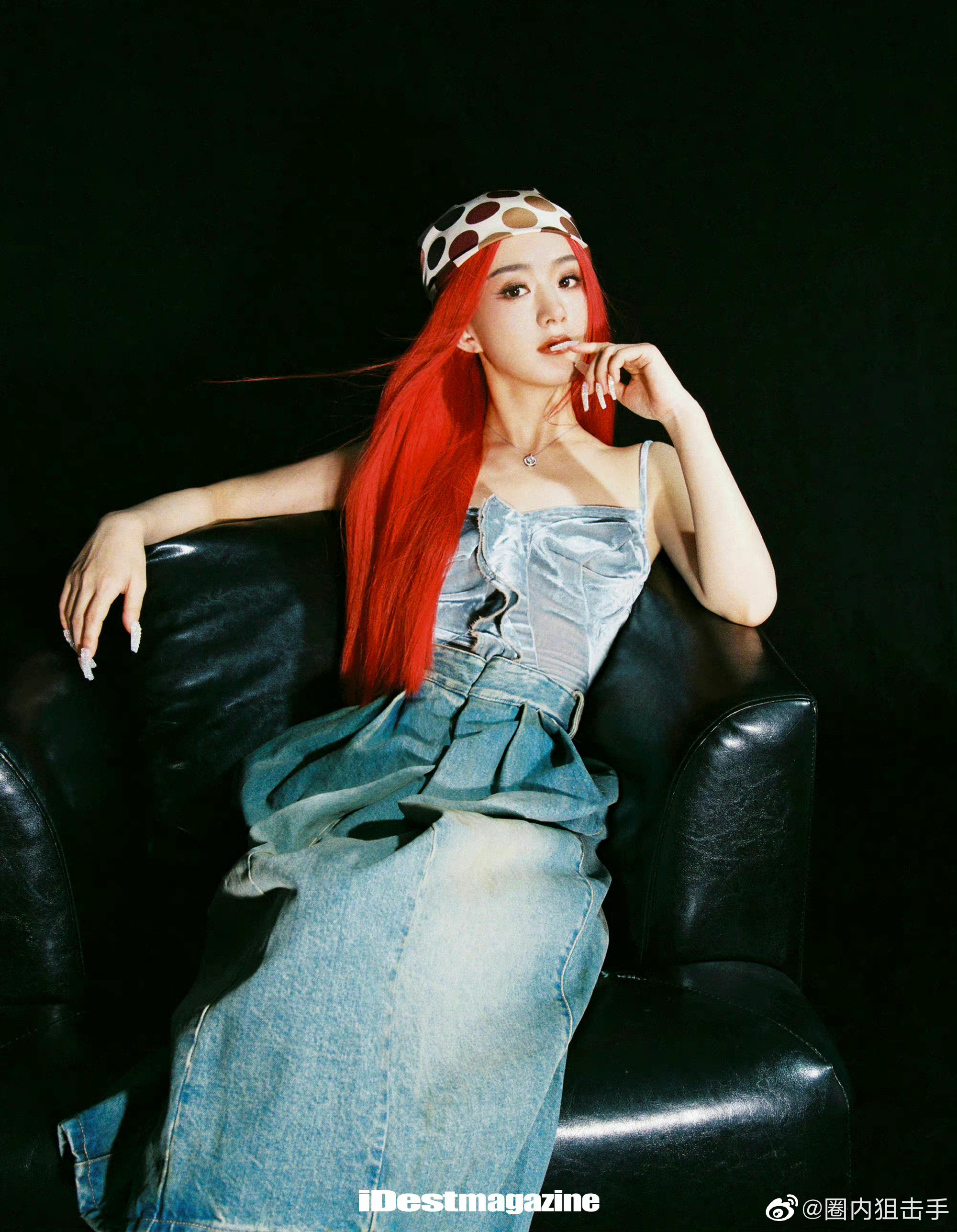 好喜欢红发造型!美艳女明星,赵姐多放点照片|女明星|造型_新浪新闻