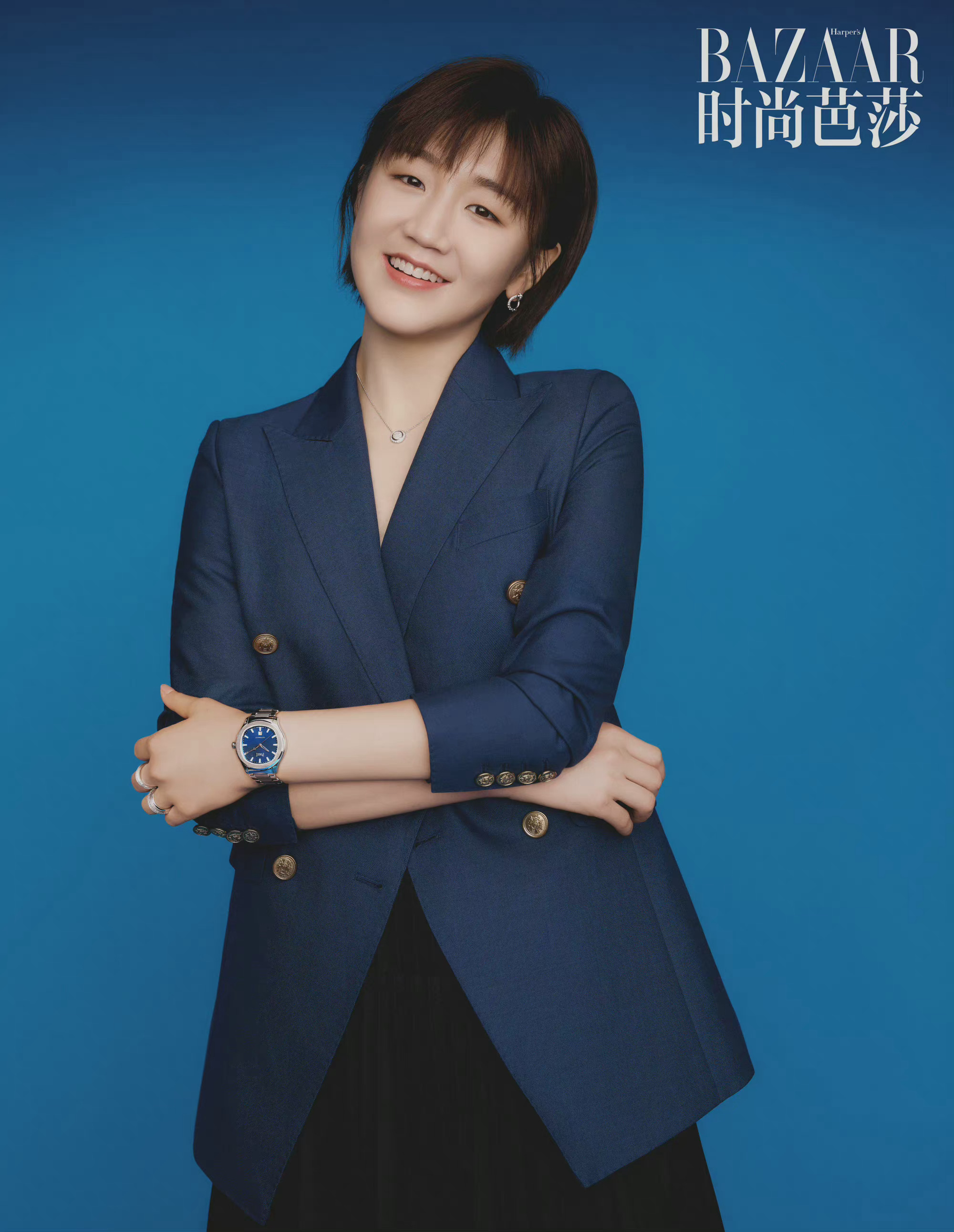 陈梦《时尚芭莎》乒乓大片释出,梦姐和赛场上反差好大呀……__财经