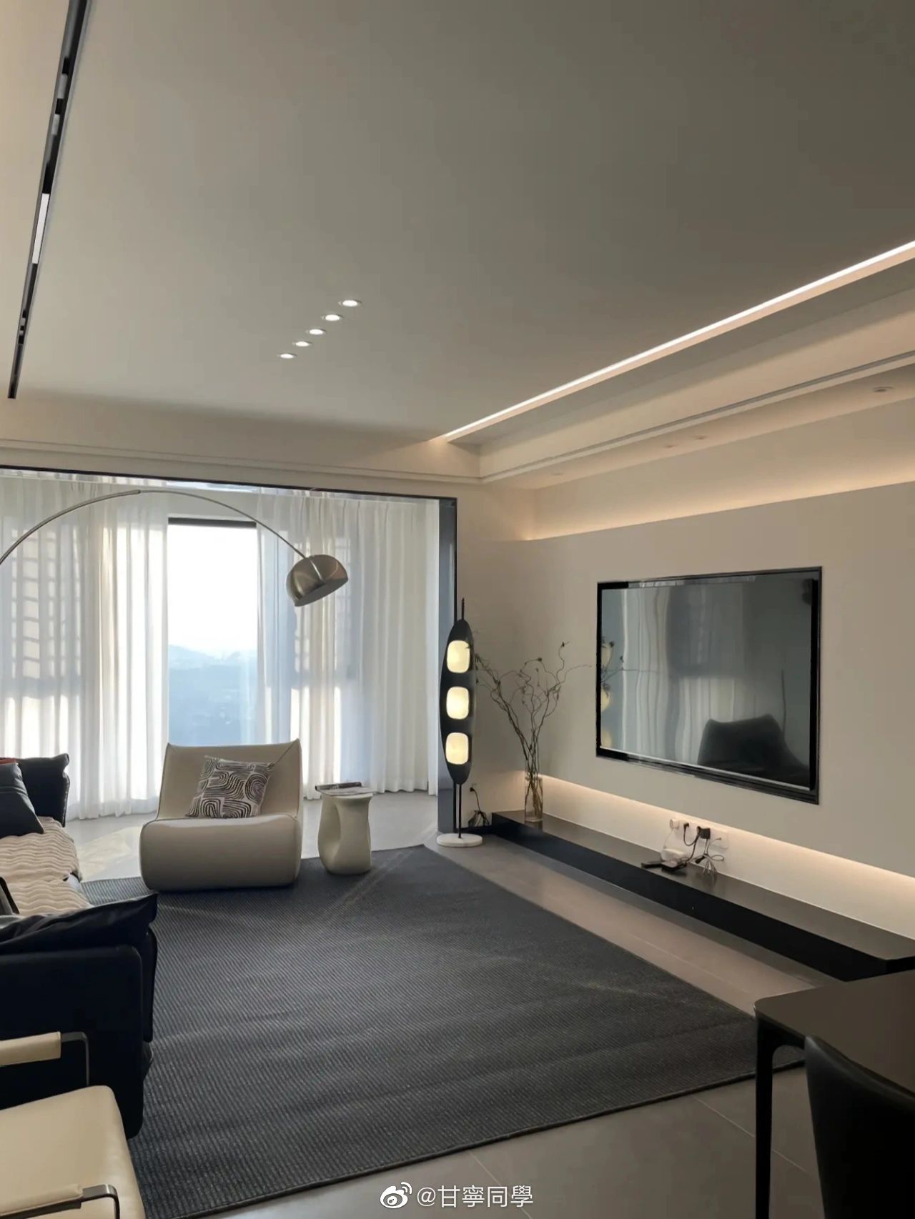 无主灯客厅设计实景案例分享是喜欢的风格吗