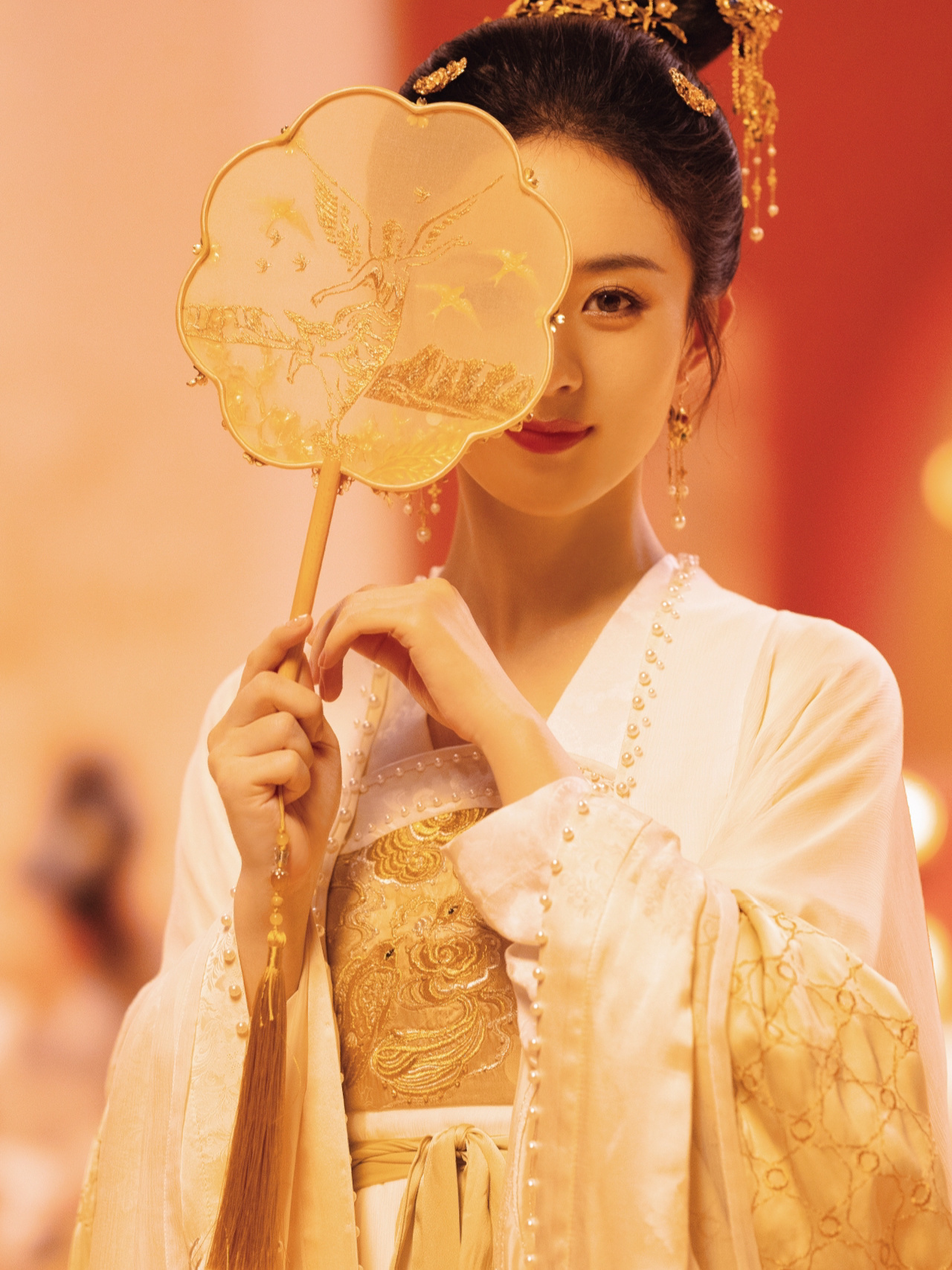 赵丽颖古风暖色写真_高清图集_新浪网