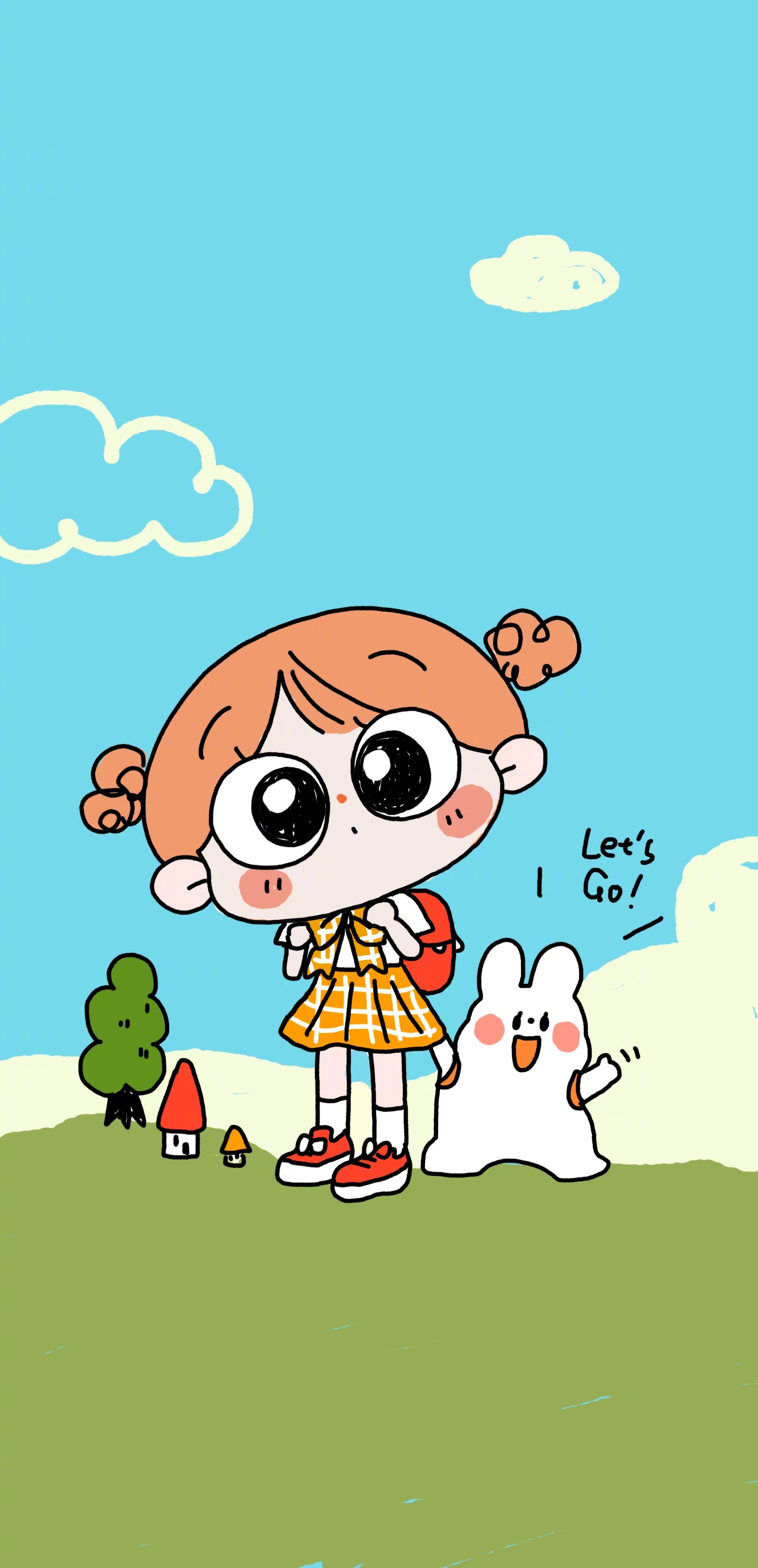 是小学生机崽壁纸愿小学生大姐姐给你们无限元气和力量