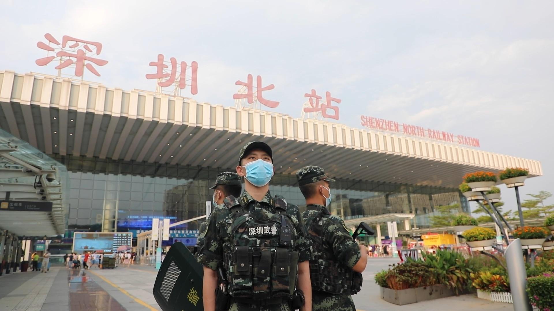 武警深圳支队官兵国庆假期坚守执勤岗位|平安|武警|执勤_新浪新闻