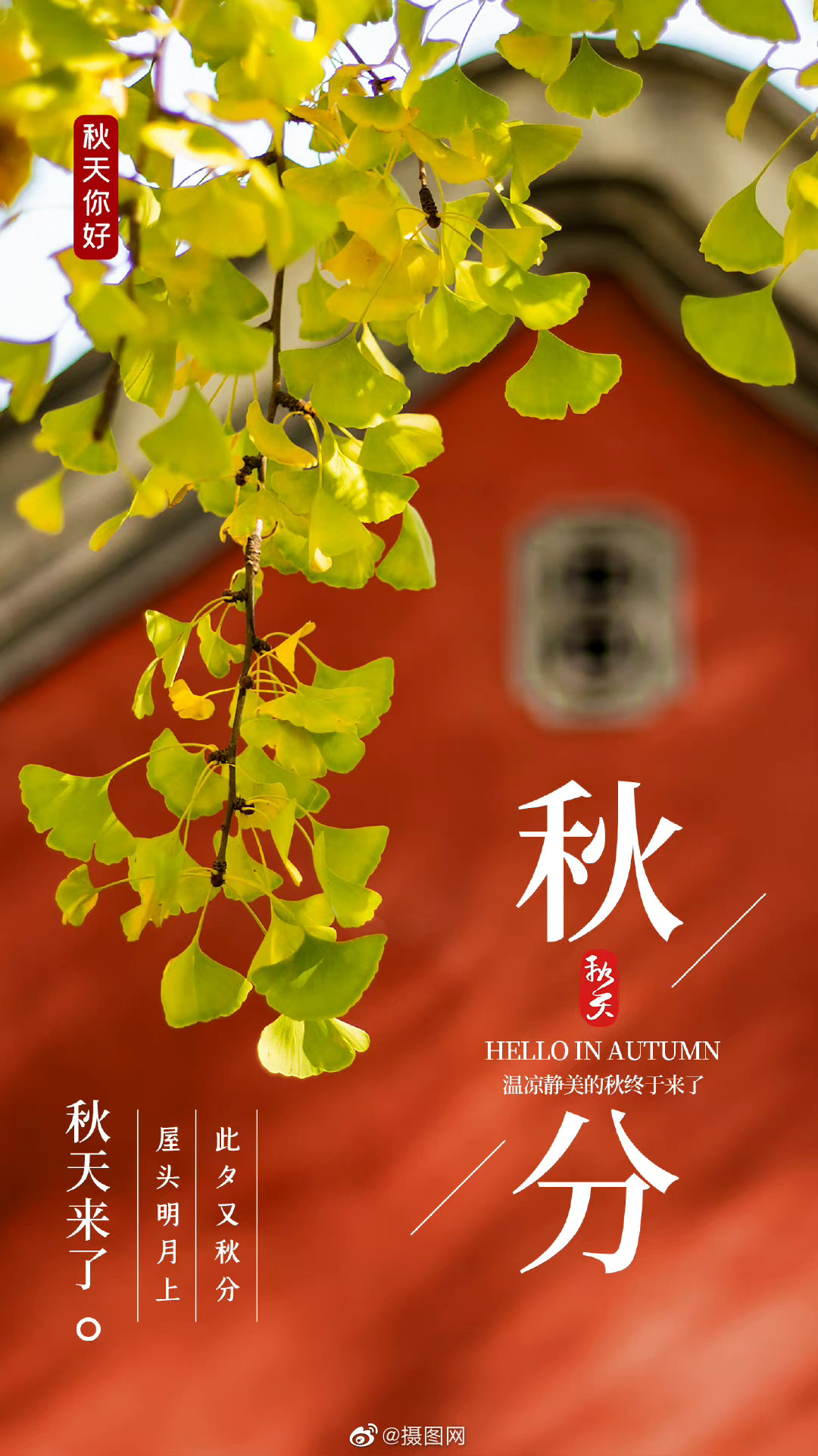 秋分海报来啦 秋分日后,太阳光直射位置南移……__财经头条