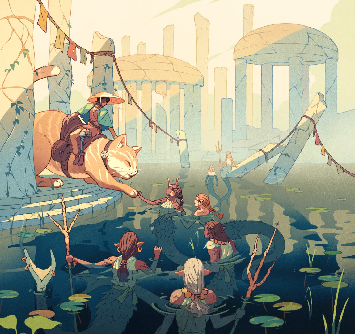 美国概念插画师kevin hong的作品很有故事性