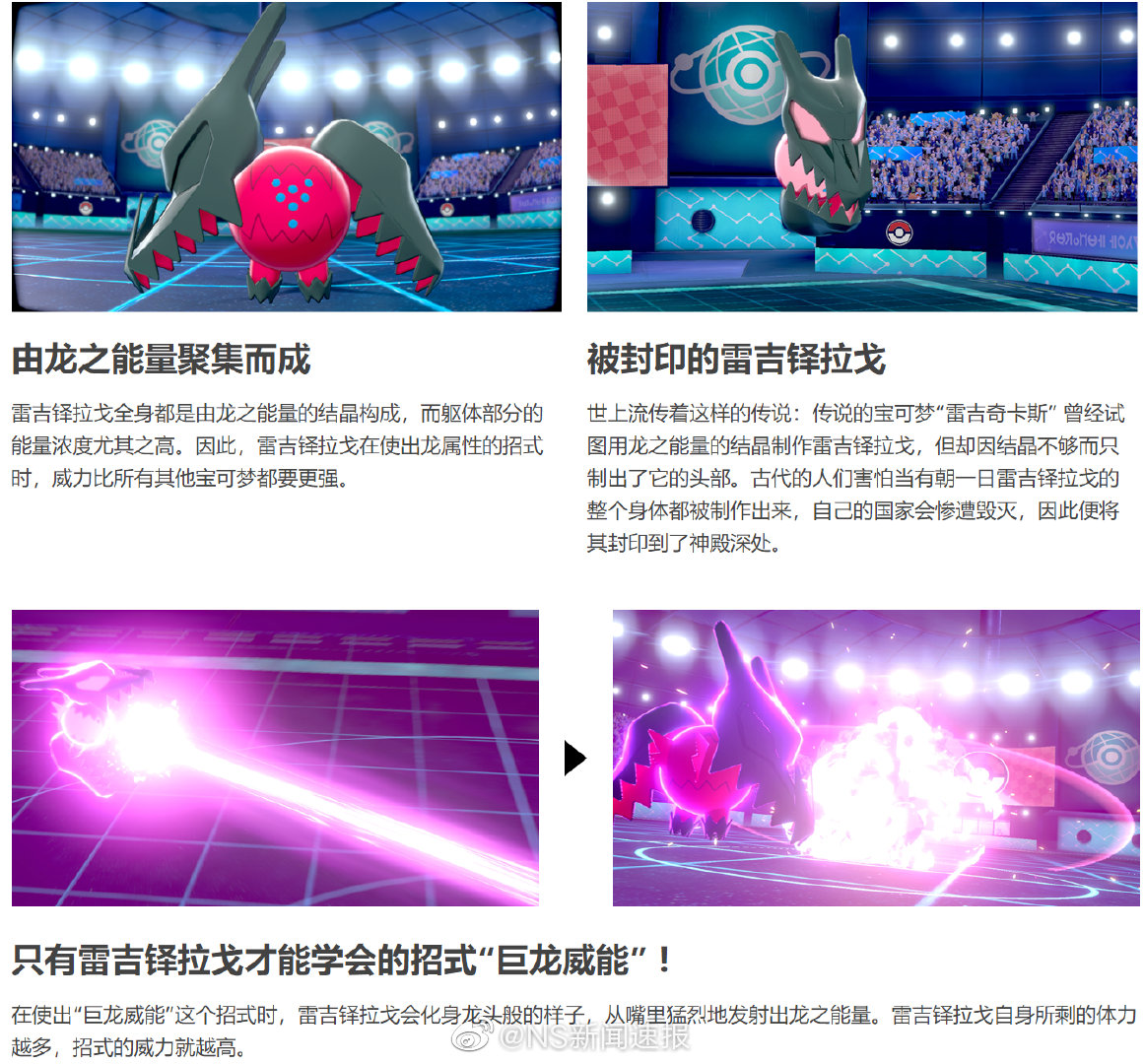 在冠之雪原新发现的传说的宝可梦:雷吉艾勒奇与雷吉铎拉戈
