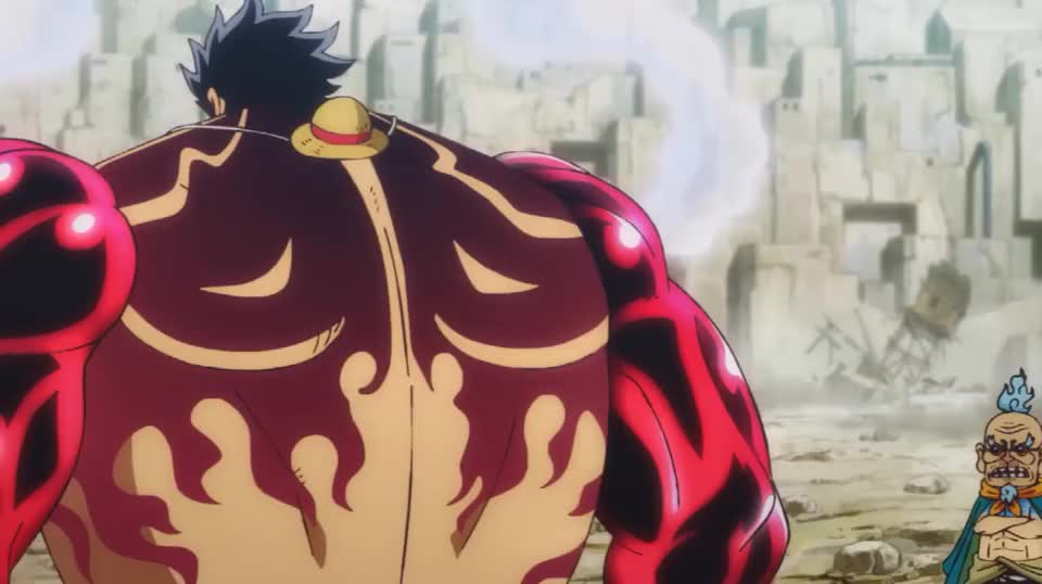 路飞开四档练流樱红色霸气开启的弹力人不会弹了